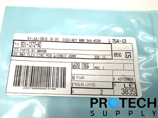 (Pack of 2) Taoglas FXP75.07.0045B RF Antennas Bluetooth NEW with WARRANTY
