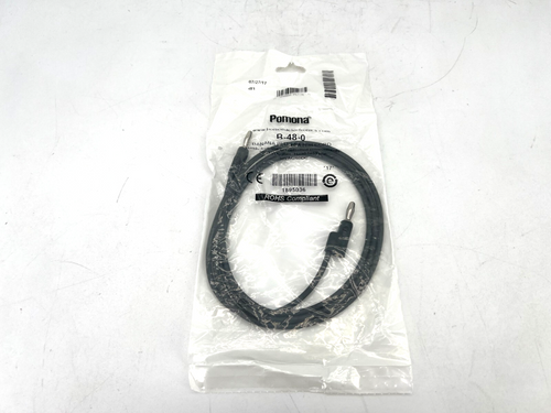 Pomona B-48-0 Banana Plug Patch Cord NEW with WARRANTY