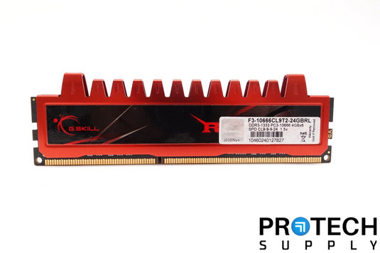 G.Skill Ripjaws F3-10666CL9T2-24GBRL Ram DDR3-1333 4GB with WARRANTY