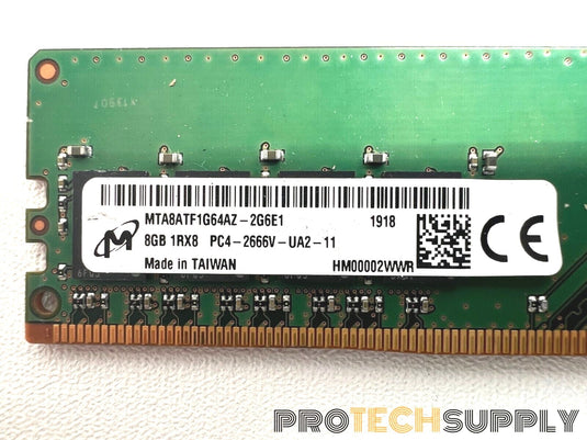 Micron Technology Ram 8Gb 1Rx8 2666Mhz MTA8ATF1G64AZ-2G6E1 with WARRANTY