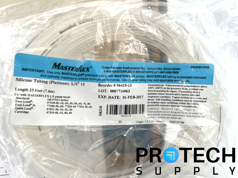 Load image into Gallery viewer, Master Flex / Cole Parmer 96410-13 Silicone Tubing 25 Feet NEW
