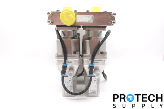 6x GEMU 9651 10D AX64B2 Diaphragm Valve with M600 Valve Block with WARRANTY