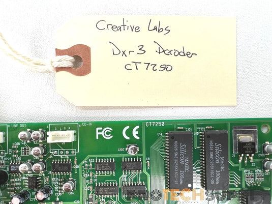 Creative Labs Dxr3  CT7250 Decoder PCI Card with WARRANTY