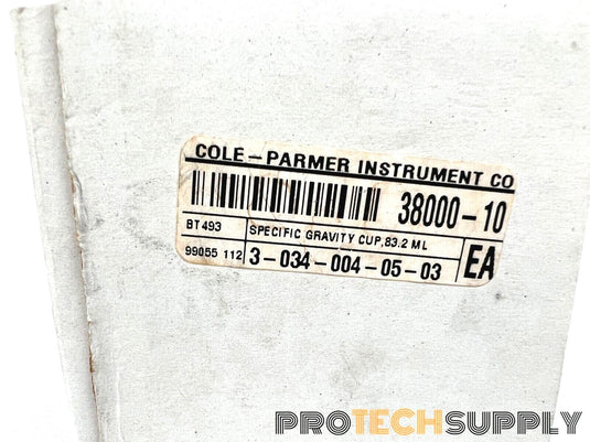 Gardco Specific Gravity Cup 83.2 mL 38000-10 with WARRANTY