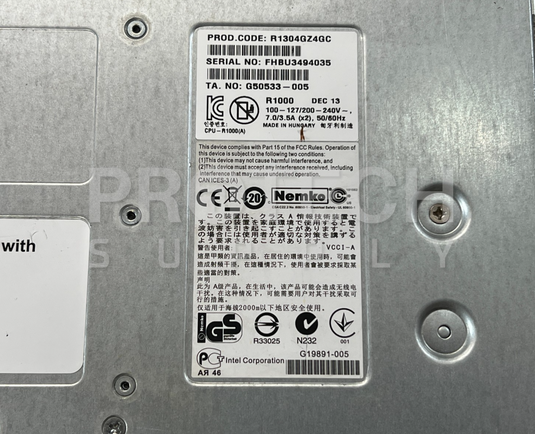 Intel R1304GZ4GC Rackmount Server System with WARRANTY