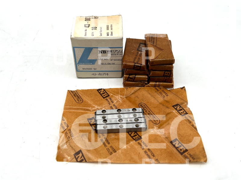 Load image into Gallery viewer, (10/Pk) NB NV2045-9Z Cross Roller Linear Guide NEW with WARRANTY
