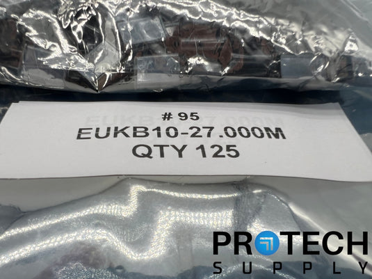 (125/Pk) Ecliptek EUKB10-27.000M Crystal with WARRANTY