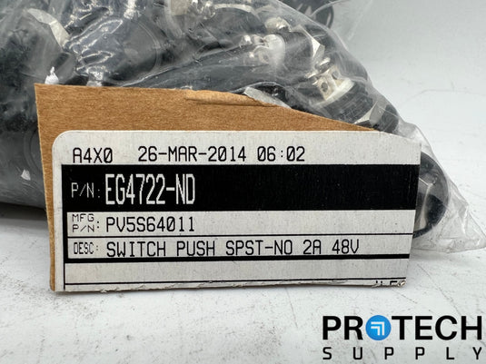 95/Pk E-Switch Pushbutton Switch EG4722-ND with WARRANTY