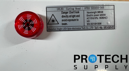 Height-LED HTBX-SXS450-365nm UVLED Curing Oven Air Cooled with WARRANTY