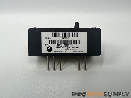 Biopac TSD160A High Sensitivity Differential Pressure Transducer with WARRANTY