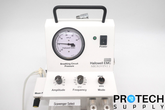 Hallowell EMC Microvent 1 Dual Mode Small Animal Ventilator w/ WARRANTY
