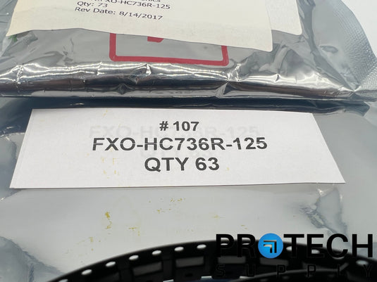 (63/Pk) Fox Electronic's XpressO FX0-HC736R-125 Clock Oscillators with WARRANTY