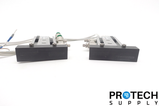 2x SMC CXSM6-20-XB9 Dual Rod Guided Cylinder + Connection Cables with WARRANTY