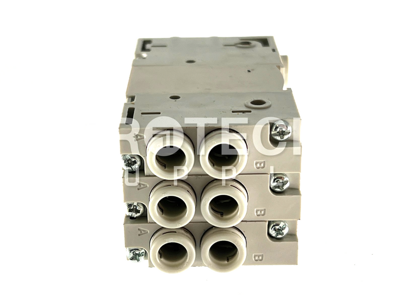 Load image into Gallery viewer, (Lot of 3) SMC VQ1000-FPG-C6C6 Pneumatic Block with WARRANTY

