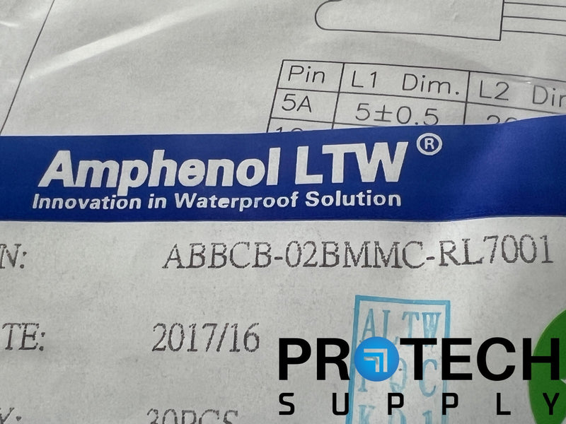 Load image into Gallery viewer, Amphenol LTW CB-02BMMC-RL7001 RBL Connector NEW with WARRANTY

