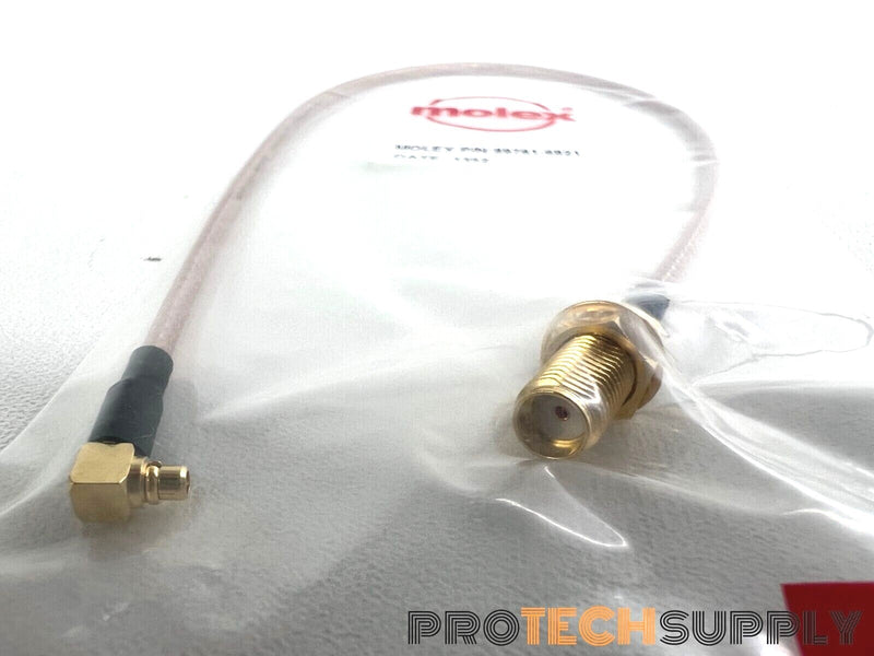 Load image into Gallery viewer, NEW  Molex 897616821 SMA to MMCX Right-Angle Cable 12&quot; with WARRANTY
