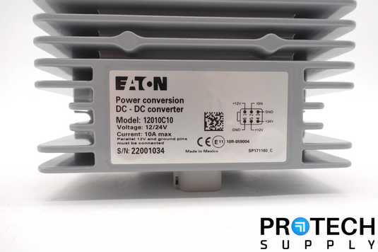 Eaton 12010C10 DC Converter 10A, 12VDC to 24VDC NEW with WARRANTY