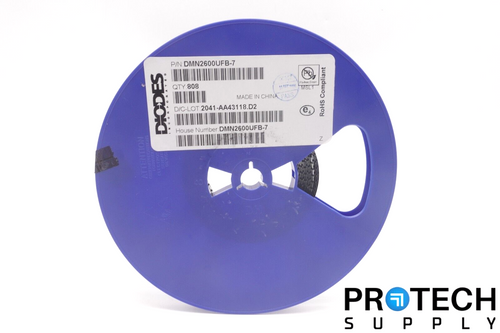 (808/Reel) Diodes Inc DMN2600UFB-7 MOSFET N-CH 25V 1.3A 3DFN NEW w/ WARRANTY