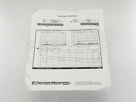 Fairview Microwave FMTC101-72 SMA Male to SMA Male NEW with WARRANTY