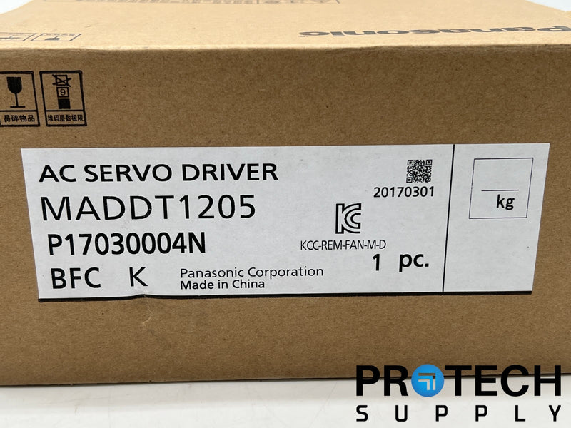 Load image into Gallery viewer, Panasonic MADDT1205 AC Servo Driver NEW with WARRANTY
