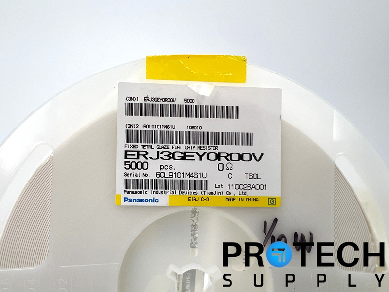 Load image into Gallery viewer, (5000 Reel) Panasonic ERJ3GEY0R00V Thick Film Resistors with WARRANTY
