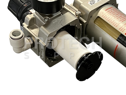 SMC AW40-N03-Z Filter Regulator + AFM40-N03-Z Mist Separator Assy GUARANTEED