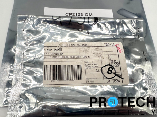 (8/Pk) Silicon Labs CP2103-GM USB‑to‑UART Bridge IC NEW with WARRANTY