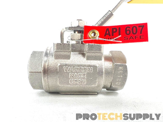 NEW Warren NACE CF8M Class 1500 3600 WOG Ball Valve with WARRANTY