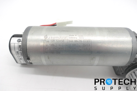 Dunkermotoren GR 53X58 Gear Motor 3400 RPM + SG62 Gearbox with WARRANTY