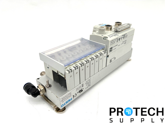 Festo CTEU-EC Bus Node + Pneumatic Valve + Pneumatic Actuator Assy with WARRANTY