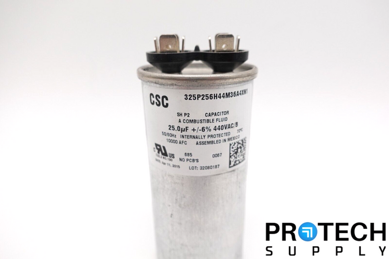 Load image into Gallery viewer, CSC Capacitor 325P256H44M36A4XN1 440VAC/B with WARRANTY
