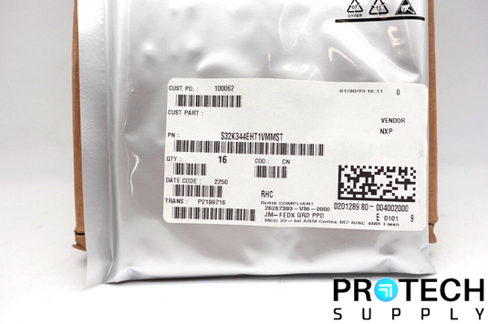 16/Pk NXP S32K344EHT1VMMST ARM Cortex-M7 S32K3 Microcontroller IC 32Bit SEALED