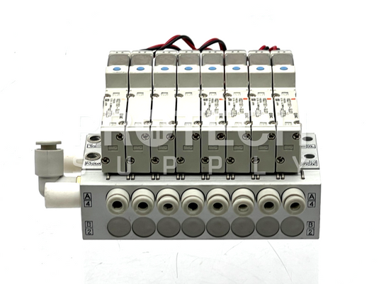 (Assy of 8) SMC VQZ1151-5L01 Solenoid Valve + Mount Base GUARANTEED