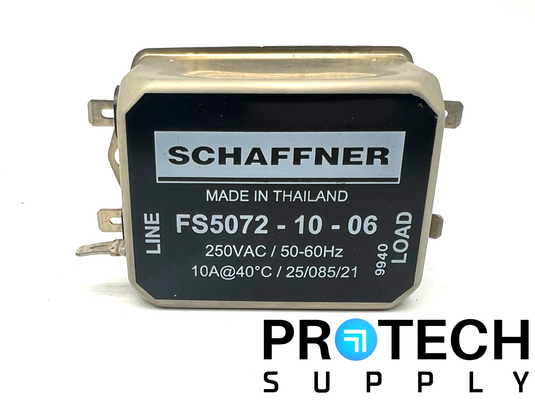 SCHAFFNER FS5072-10-06 Line Filter with WARRANTY