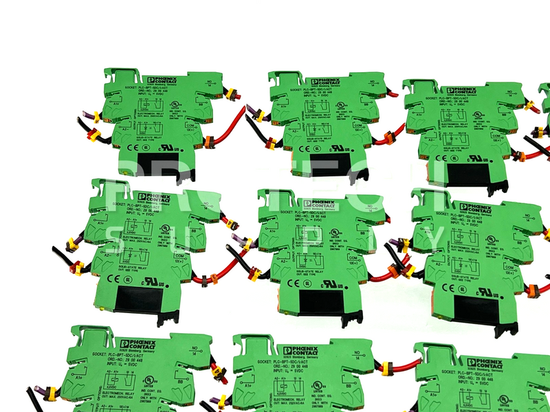 Load image into Gallery viewer, (Lot of 15) Phoenix Contact PLC-BPT-5DC/1/ACT Relay Socket Base with WARRANTY

