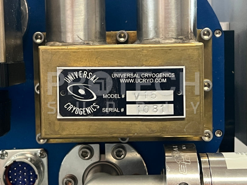 Load image into Gallery viewer, Universal Cryogenics V15 Camera Dewar + Varian NW-16 + MKS 925C GUARANTEED
