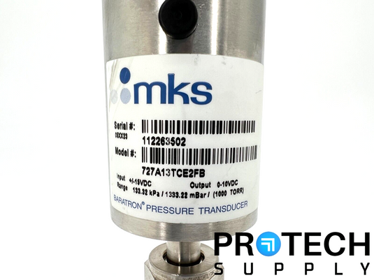 MKS 727A13TCE2FB Pressure Transducer with WARRANTY