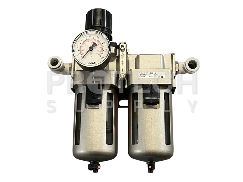 Load image into Gallery viewer, SMC AW40-N03-Z Filter Regulator + AFM40-N03-Z Mist Separator Assy GUARANTEED
