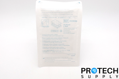 Falcon 353046 Culture Plate 6 Well Flat Bottom NEW