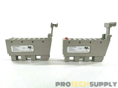 (Lot of 2) Allen Bradley 1734-RTB 95716103/02 Ser. A Terminal Block 