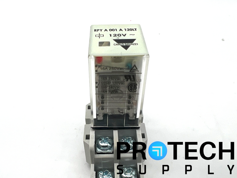 Load image into Gallery viewer, Carlo Gavazzi ZPY08A Relay Socket + RPYA001A120LT Relay with WARRANTY
