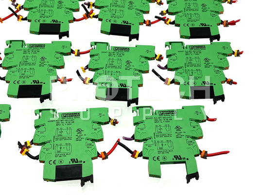 (Lot of 15) Phoenix Contact PLC-BPT-5DC/1/ACT Relay Socket Base with WARRANTY