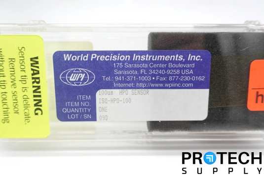 (3/Pk) WPI ISO-HPO-100 Hydrogen Peroxide Microsensor Straight 100 µm w/ WARRANTY