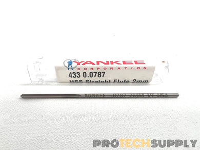 Yankee 433 0.0787 HSS Straight Flute 2mm 4 Flute with WARRANTY