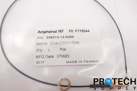 Amphenol RF 336313-12-0350 Cable Assy JACK-PLG 13.78 NEW with WARRANTY