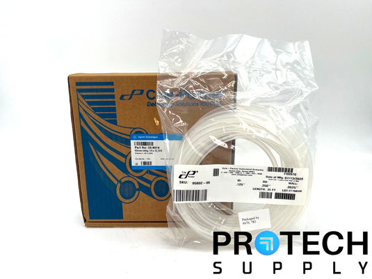 Cole Parmer 95802-05 Silicone Tubing 1/8' 25ft / Agilent 33-9019 NEW