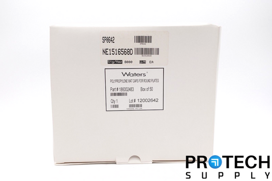 (50/Pk) Waters 186002483 Polypropylene Caps for Plates NEW with WARRANTY