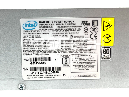 Intel G36234-015 Switching Power Supply with WARRANTY