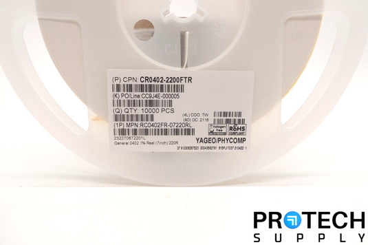 (10,000/Reel) Yageo RC0402FR-07220RL Thick Film Res 220 Ohms 0402 NEW
