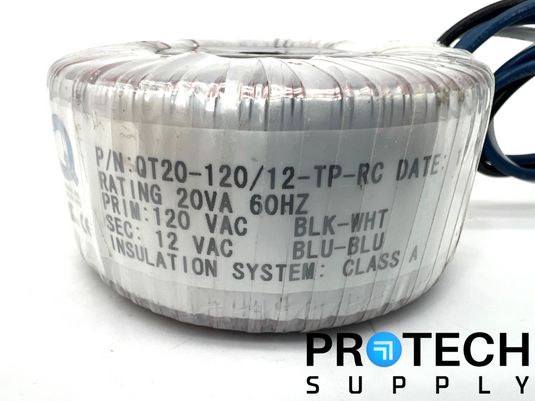 Q-Tran QT20-120/12-TP-RC Low-Voltage Magnetic Transformer with WARRANTY